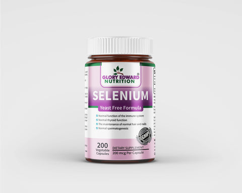 Glory Edward Selenium - 200mcg - 200 Vegetarian Capsules -