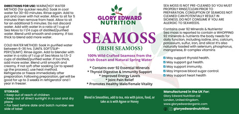 Glory Edward Organic Irish Sea Moss