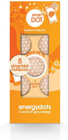 EMF Radiation Protection and Harmonizing Energy Dots, Pack of 5