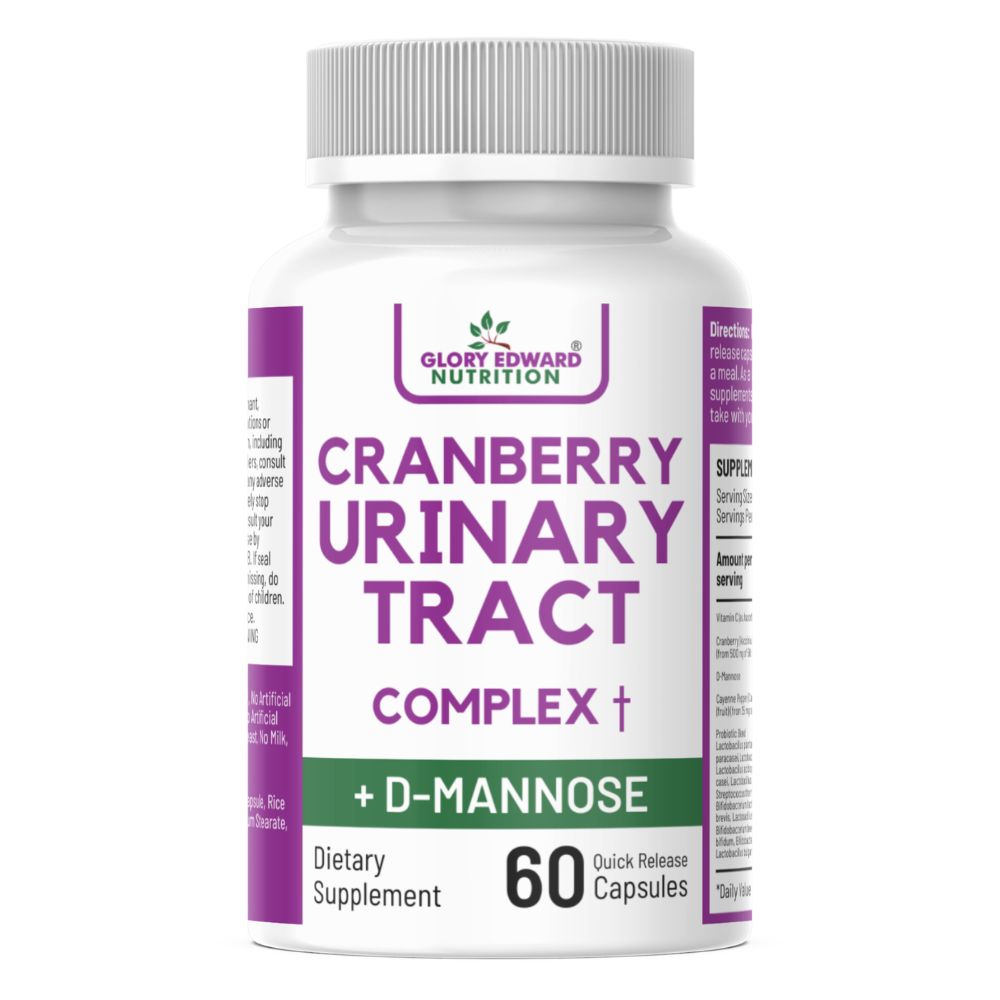 Glory Edward Nutrition: Urinary Tract Complex + D-Mannose & Cranberry Capsules