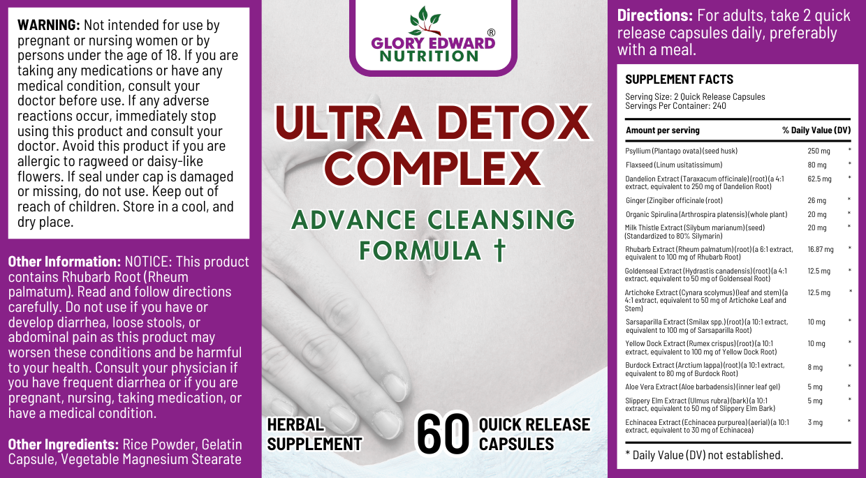 Glory Edward Ultra Detox Complex