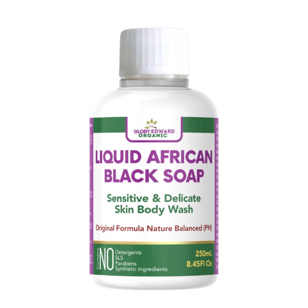 Glory Edward Nutrition Organic Liquid African Black Soap