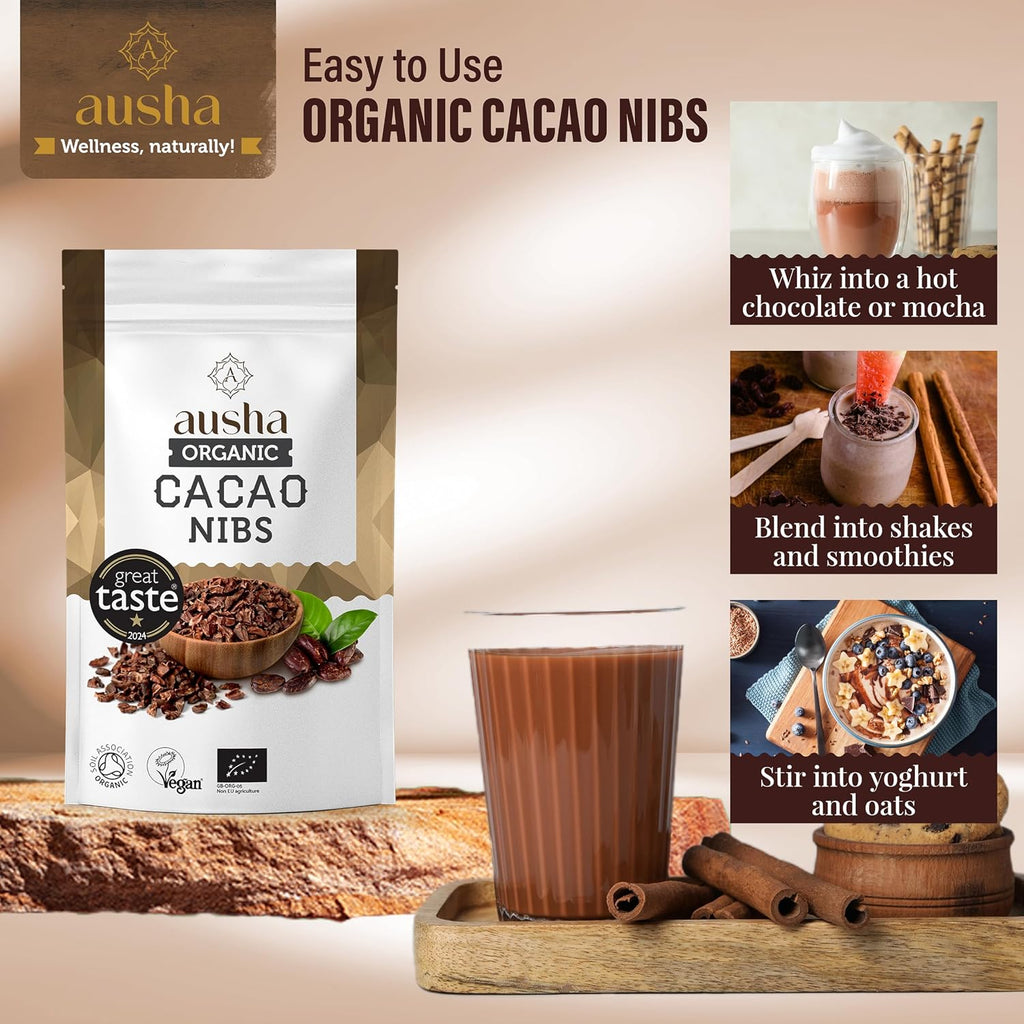Ausha Organic Cacao Nibs (200g)