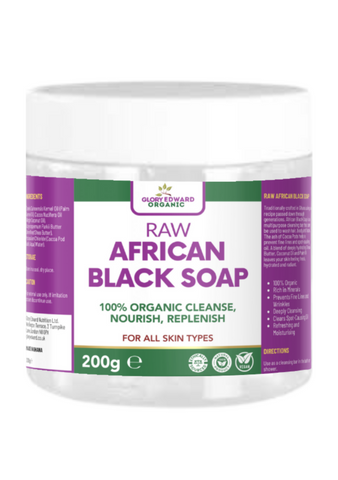 Glory Edward Nutrition Organic Raw African Black Soap