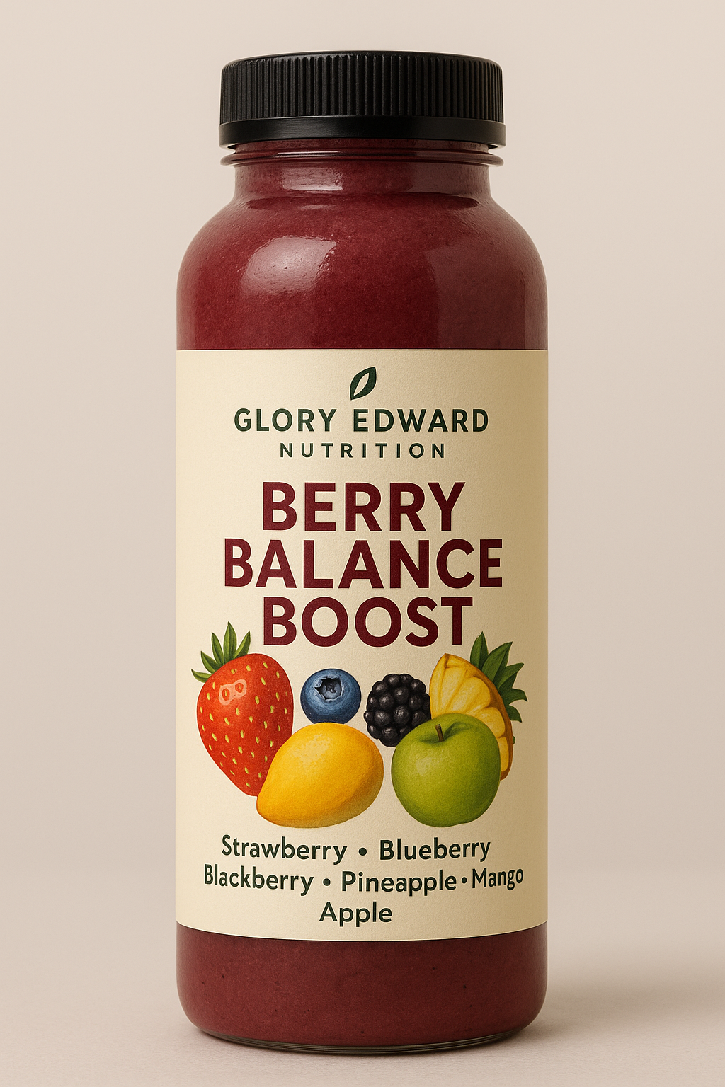 Berry Balance Boost Smoothie -Glory Edward organic- In-store only