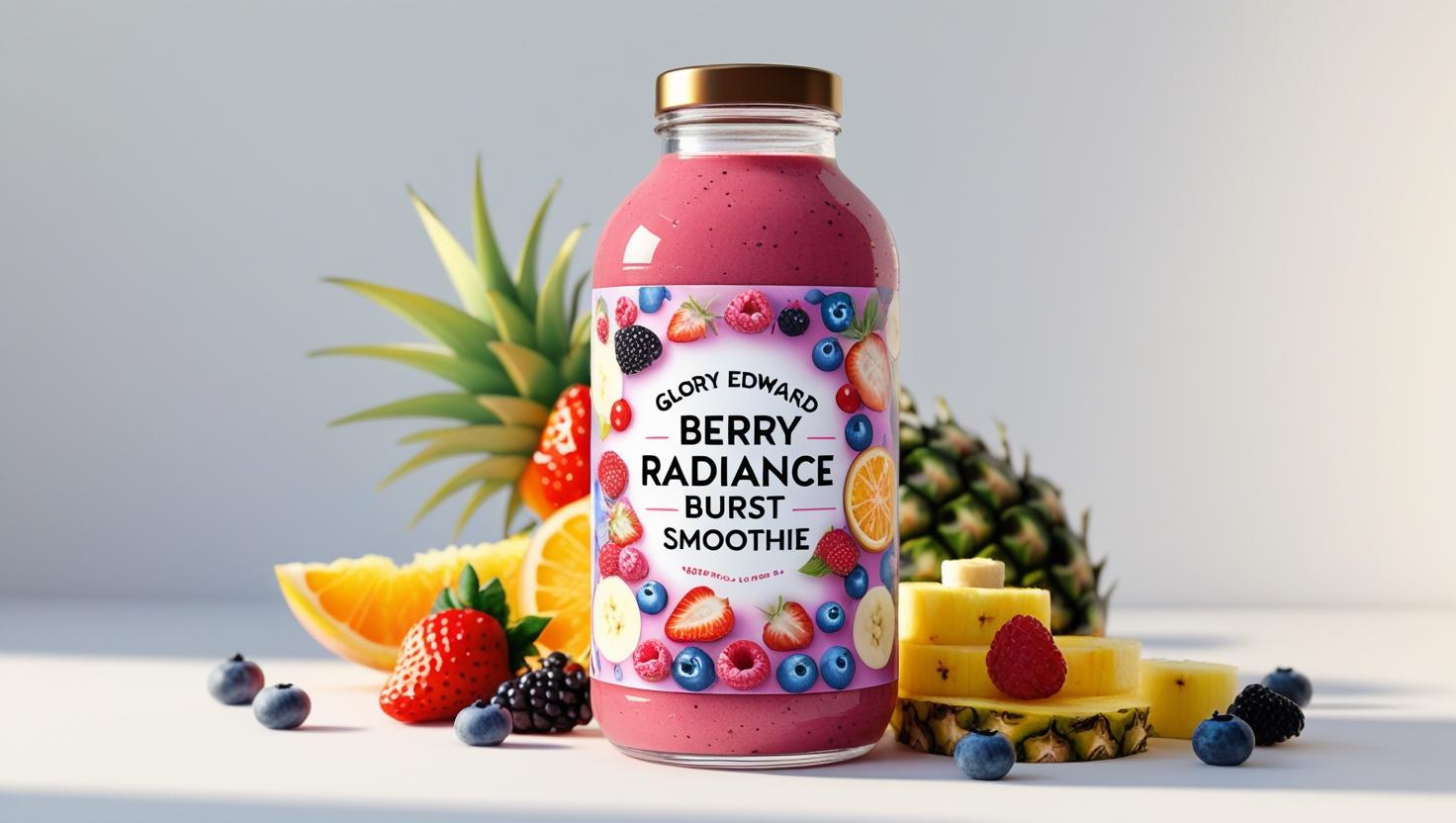 Berry Radiance Burst Smoothie- Glory Edward organic - instore only