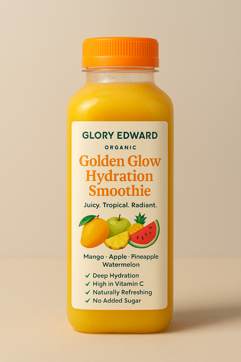 Golden Glow Hydration Smoothie - Glory Edward Organic - Instore Only