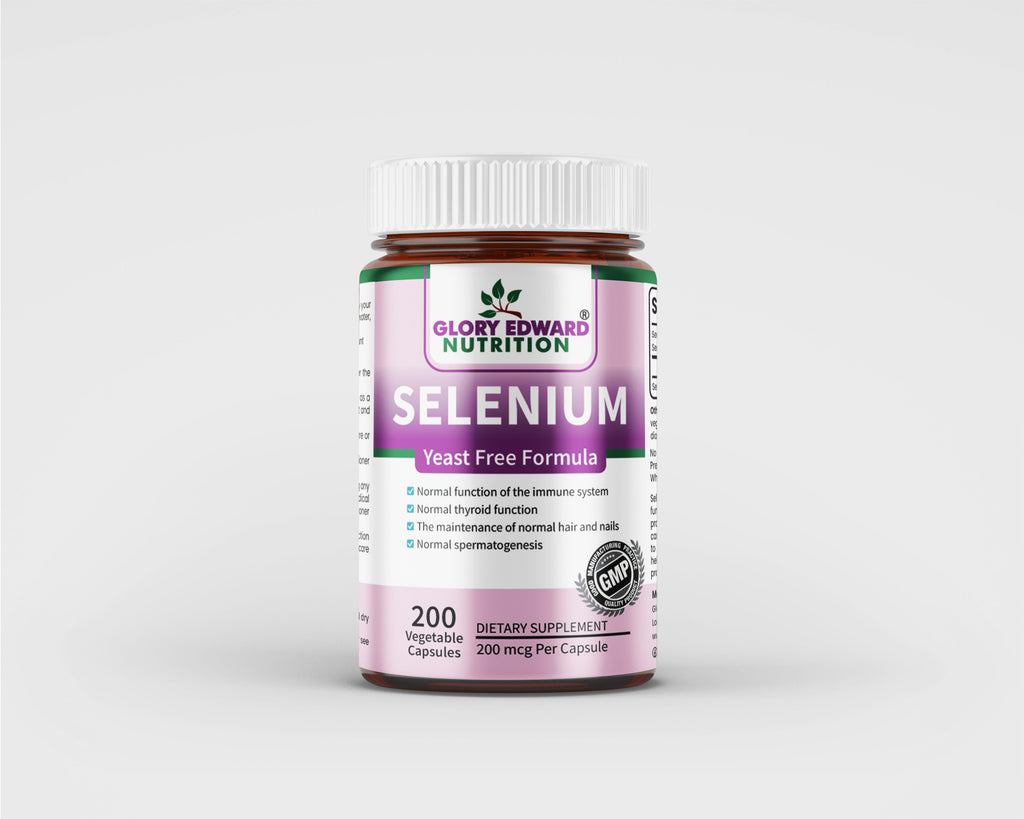 Glory Edward Selenium - 200mcg - 200 Vegetarian Capsules -