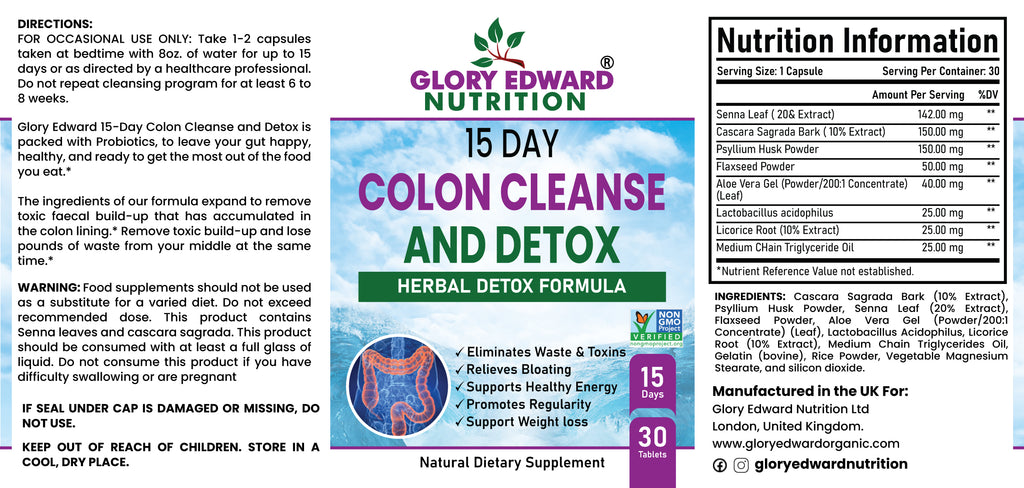 Glory Edward 15-day Colon Cleanse & Detox