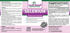 Glory Edward Selenium - 200mcg - 200 Vegetarian Capsules -